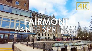 FAIRMONT BANFF SPRINGS HOTEL WALKTOUR  CANADA 2023 4K [upl. by Azrim]