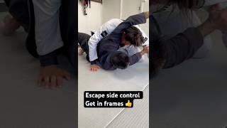 BJJ escape side control [upl. by Lorac]