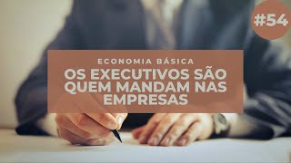 Economia Básica  Os executivos são quem mandam nas empresas  54 [upl. by Milicent168]