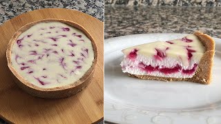 EVDE PİŞMEYEN VİŞNELİ CHEESECAKE YAPMANIN PÜF NOKTALARI✅💯 cheesecake [upl. by Rasecoiluj]