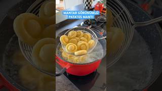 PATATES MANTI TARİFİ 😍 Mantar Görünümlü  pratiktarifler food yemektarifleri cooking [upl. by Obeng]