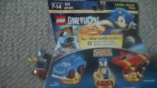 Lego Dimensions Sonic The Hedgehog Level Pack  Unboxing [upl. by Kuhlman]