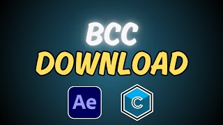 How to Install BCC Plugin In After Effects [upl. by Mutua]