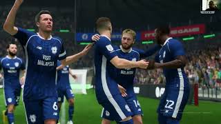 Cardiff City My reactions and comments game EA FC 24 [upl. by Idnib]