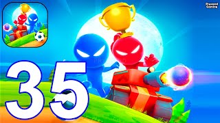 Stickman Party 2 3 4 MiniGames  Gameplay Walkthrough Part 35 Tournament Mode New Mini Games 2024 [upl. by Esra]