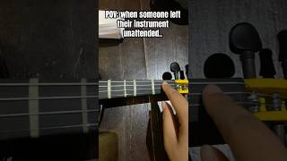 POV when someone left their instrument unattended band random violin messing fypシ゚viral [upl. by Rehotsirhc386]