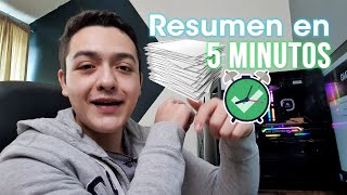 RESUME un texto en menos de 5 minutos  Página para resumir textos [upl. by Nhguaved173]