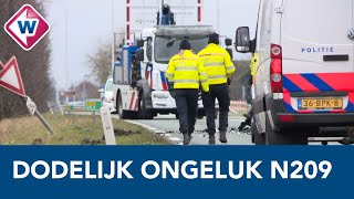 Dodelijk ongeluk op Gemeneweg N209 bij Hazerswoude [upl. by Ayita384]