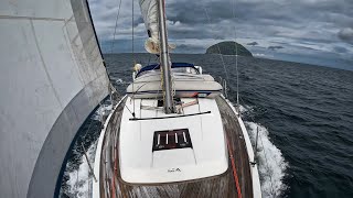 Singlehanded sailing Scotland around Ailsa Craig Ep 18 [upl. by Bornie]