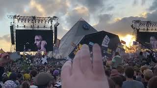 Sam Fender  Pyramid Stage  Glastonbury 2022 “Seventeen Going Under” [upl. by Kcirddahc]