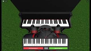 Dejection Fnf but piano in Roblox  FirasHasief [upl. by Peursem980]