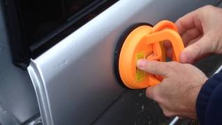 DENT REMOVAL Harbor Freight Dent Puller Suction Cup Review [upl. by Codee]