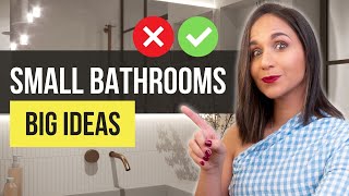 ✅ TOP 10 Ideas for SMALL BATHROOMS  Interior Design Ideas and Home Decor  Tips and Trends [upl. by Ettenajna]