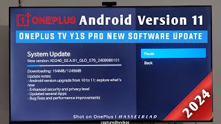 OnePlus Android Tv New Software update  Y1S Pro 50 inch Smart Tv  Oxygenos 11 oneplustv [upl. by Mellisa]