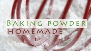 Homemade Baking Powder Recipe 베이킹 파우더 만들기 [upl. by Gnoix669]