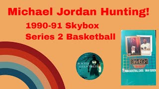 Michael Jordan Hunting 199091 Skybox Series 2 Basketball [upl. by Atkins]