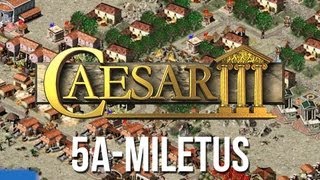 Caesar 3  Mission 5a Miletus Peaceful Playthrough HD [upl. by Keelby]