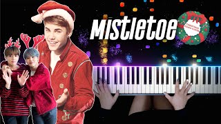 BTS Jimin amp Jungkook  Mistletoe Justin Bieber  Christmas Piano Cover by Pianella Piano [upl. by Nawram]