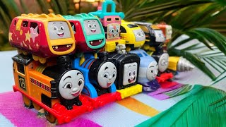 Thomas and Friends Tokyo Maintanance Factory for many unique toys Richannel Train Rainbow Kereta Api [upl. by Giovanna]