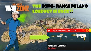 The LongRange MILANO Loadout IS BACK in Warzone Rebirth Island [upl. by Stefa]