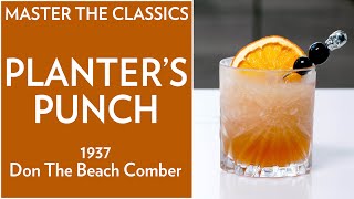 Master The Classics Planters Punch 1937 Don The Beachcomber [upl. by Cilurzo]