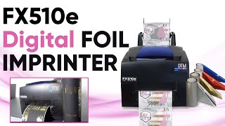 Digital Metallic Foil Label Printer [upl. by Batty]