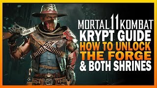 Mortal Kombat 11 Krypt Guide Part 1  How To Unlock The Forge amp Shrines [upl. by Alekim]