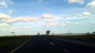 Houston to New Orleans at 2500 Miles Per Hour Time Lapse Drive Interstate 10 [upl. by Ymmit]