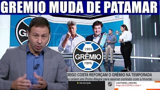 GREMIO MUDA DE PATAMAR COM DIEGO COSTA E DU QUEIROZ PARA A TEMPORADA 2024 [upl. by Nylssej]