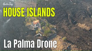 La Palma Drone House Islands blocked by lava from all sides 1710 [upl. by Nylram]