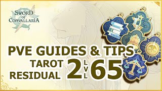 Sword of Convallaria  Tarot Residual 2 Lvl 65 Guide and Tips lvl 52  NonLegendary Units [upl. by Miarfe]