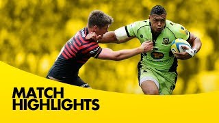 Final  Saracens vs Northampton Saints  Aviva Premiership Rugby 201314 [upl. by Nomolos]