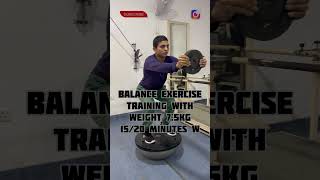 Balance exercise with bosuball squads exercises fourthphysio [upl. by La Verne]