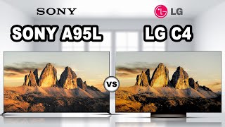 Sony A95L XR OLED TV vs LG C4 OLED Evo OLED 4K HDR Smart TV  Best OLED For You [upl. by Devitt]