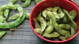 Resepi Edamame Goreng I Edamame Garlic Soy ENG SUB [upl. by Lleunamme]