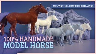 Learning sculpting molding amp resin casting✨MY OWN MODEL HORSE✨amp overcoming struggles too [upl. by Thursby]