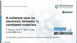 Claudio Mazzoli A Coherent View on Electronic Behavior in Correlated Materials [upl. by Aney918]