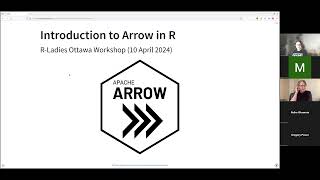 RLadies Ottawa English  Introduction to Arrow  Nic Crane and Steph Hazlitt [upl. by Jacobo]