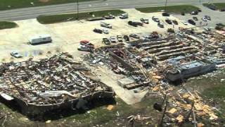 Hackleburg Tornado Damage Aerials Part 2 [upl. by Akeenahs]