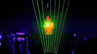 Jean Michel Jarre  CLOSE UP Laser Harp  In Doors Concert Wembley Arena [upl. by O'Neill]