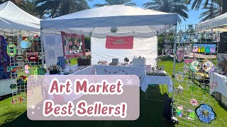 My 5 Best Selling Items at Art Markets [upl. by Notliw]