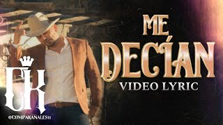 Me Decian  Video Lyric [upl. by Ofelia]