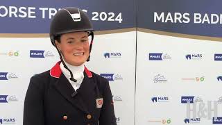 Bubby Upton Takes Early 2024 Badminton Horse Trials Dressage Lead [upl. by Asecnarf]