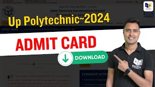 UP Polytechnic Admit Card 2024 Hall Ticket Download jeecupadmissionsnicin [upl. by Ainiger]