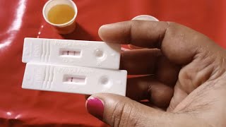 Pregnancy test kit ka use kaise kare live pregnancy test 2024 pregnancy test karne ka tarika [upl. by Hgeilyak]