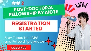 PART2 PostDoctoral Fellowship by AICTE  Fellowship for PhD Candidates by AICTE [upl. by Roshan]