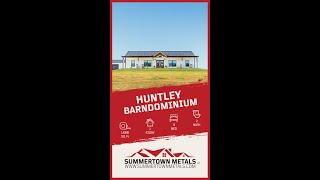 Huntley Barndominium WalkThrough  1680 sq ft 3 bed  2 bath home [upl. by Ralyt]