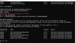 Microsoft PowerShell Secret Management  Preview 3 [upl. by Bridges182]