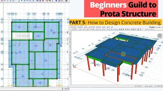 PART 5  How to Design Concrete Building in Protastructure [upl. by Yle]