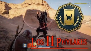 Presa de los Phylakes Mision Assassins Creed Origins Español [upl. by Marcelline]